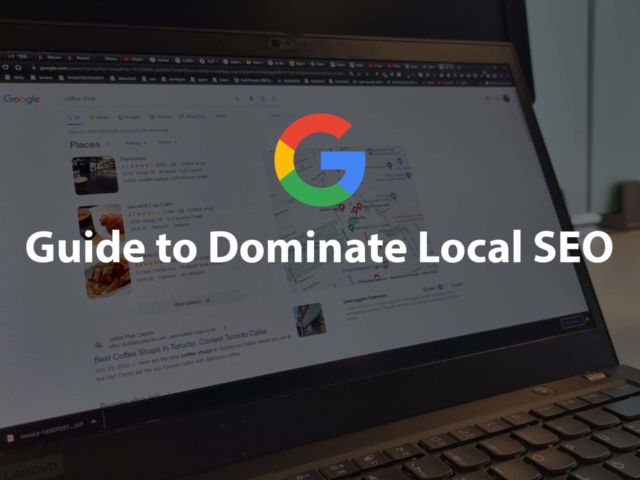 Local SEO results on Google